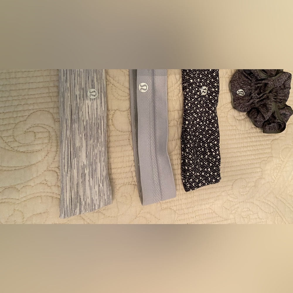 Lululemon headbands and scrunchie-sold as a bundle